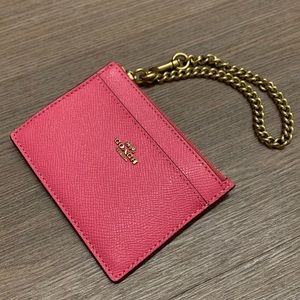 Pink Coin Purse/Wallet Coach